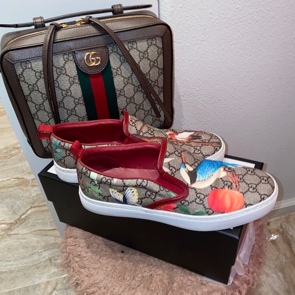 SOLD!! 🥳🎉HP🥳🎉Gucci slip on Dublin’s Tian GG - Picture 4 of 10